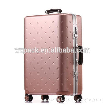 Customize new arrival aluminium frame suitcase